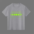 thumbnail image 5 of ITSAME Boys Cotton T-Shirts Crewneck Tops Luminous Print Kids Short Sleeve Graphic Tees Gray Size 11-12, 5 of 7