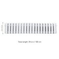 thumbnail image 5 of SENSETH 1 Pc Wood Fence, Portable Lightweight White Color House Miniature Fence Picket Fence for, 5 of 8