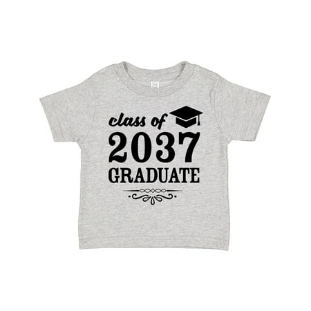 

Inktastic Class of 2037 Graduate with Graduation Cap Gift Toddler Boy or Toddler Girl T-Shirt