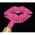 thumbnail image 2 of Lavoie, Tina 30x26 White Modern Wood Framed Museum Art Print Titled - Iridescent Glitter Kiss Hot Pink, 2 of 4
