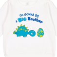 thumbnail image 3 of Inktastic Happy Dinosaur Future Big Brother Toddler Sweatshirt, 3 of 4