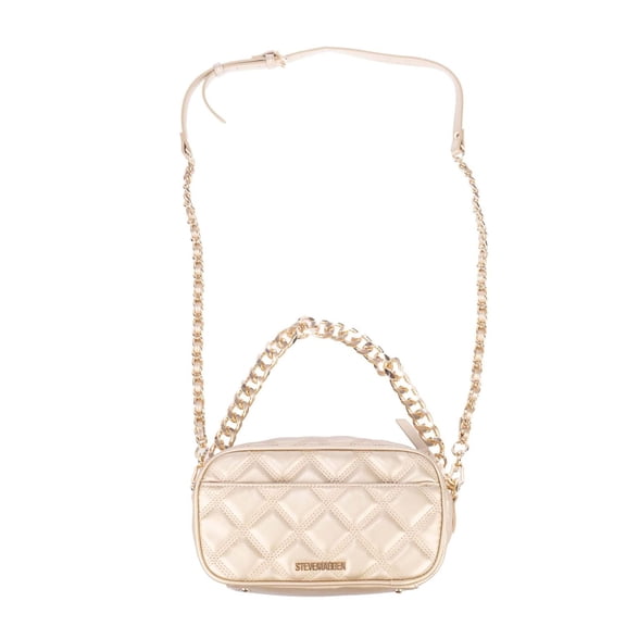 Steve Madden Womens Faux Leather Crossbody Bag