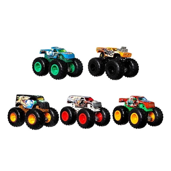 Vehículo de Juguete Hot Wheels 1:64 Monster Truck Color Shifter 5-Pack