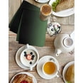 thumbnail image 4 of Green Black Ombre Kitchen Dish Towels for Drying Dishes Set of 3, Modern Gradient Abstract Art Waffle Weave Microfiber Hand Tea Bathroom Towels Quick Dry & Absorbent Towel 15.7x23.6, 4 of 7