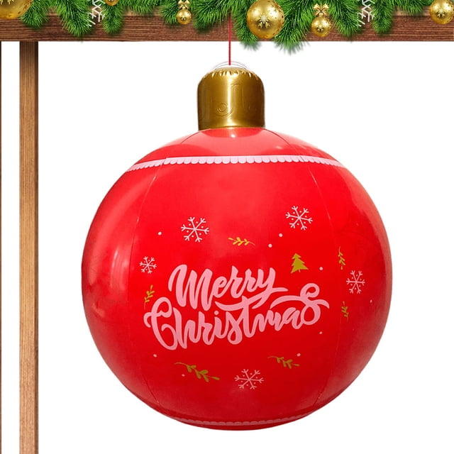 Adornos Navideños Nuevo Navideña Inflable PVC 24 Pulgadas para Fiesta Interior Y Exterior