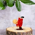 thumbnail image 4 of Gmogad Colorful Shaolin Monk Resin Figurines - Brazilian Wood Bonsai Decor for Home Office Car - Set of 4 Martial Arts Collectible Gift Statues, 4 of 6