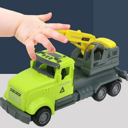 Simulation Engineering Vehicle Toy for Kids – ABS Plastic Construction Truck with Moving Wheels Hand-Push Design for Indoor & Outdoor Play STEM Learning Gift for Boys & Girls Simulation Engineering Vehicle Toy for Kids – ABS Plastic Construction Truck with Moving Wheels Hand-Push Design for Indoor & Outdoor Play STEM Learning Gift for Boys & Girls