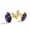 Color 1, variant on Men's Classic Stainless Steel, Color Splash Stars Skull Head Cufflinks Business Wedding Shirts, Golden