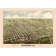 thumbnail image 2 of Unknown 14x11 Black Ornate Wood Framed with Double Matting Museum Art Print Titled - Concord New Hampshire -1875, 2 of 4