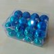 thumbnail image 2 of 24 Uds bolas navideñas Advancent para colgar Adornos de plástico Adornos para árbol navideño Multi-Color Kits de decoración para fiestas azul, 2 of 5