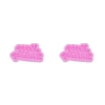 thumbnail image 3 of Kearding Molde de silicona 3D para letras de feliz cumpleaños, antiadherente portátil, resistente al calor, molde decorativo para galletas de Rosa 2piezas, 3 of 6