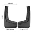 thumbnail image 6 of 4X Black Mud Flaps Front And Rear Splash Guard Mudflaps For Ford For Ranger 2024 Fangkenuo, 6 of 8