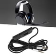 thumbnail image 4 of Headphone Audio Cable Braid Wire Game Headphone Audio Cable Volume Microphone Control For   A10 A40, 4 of 8