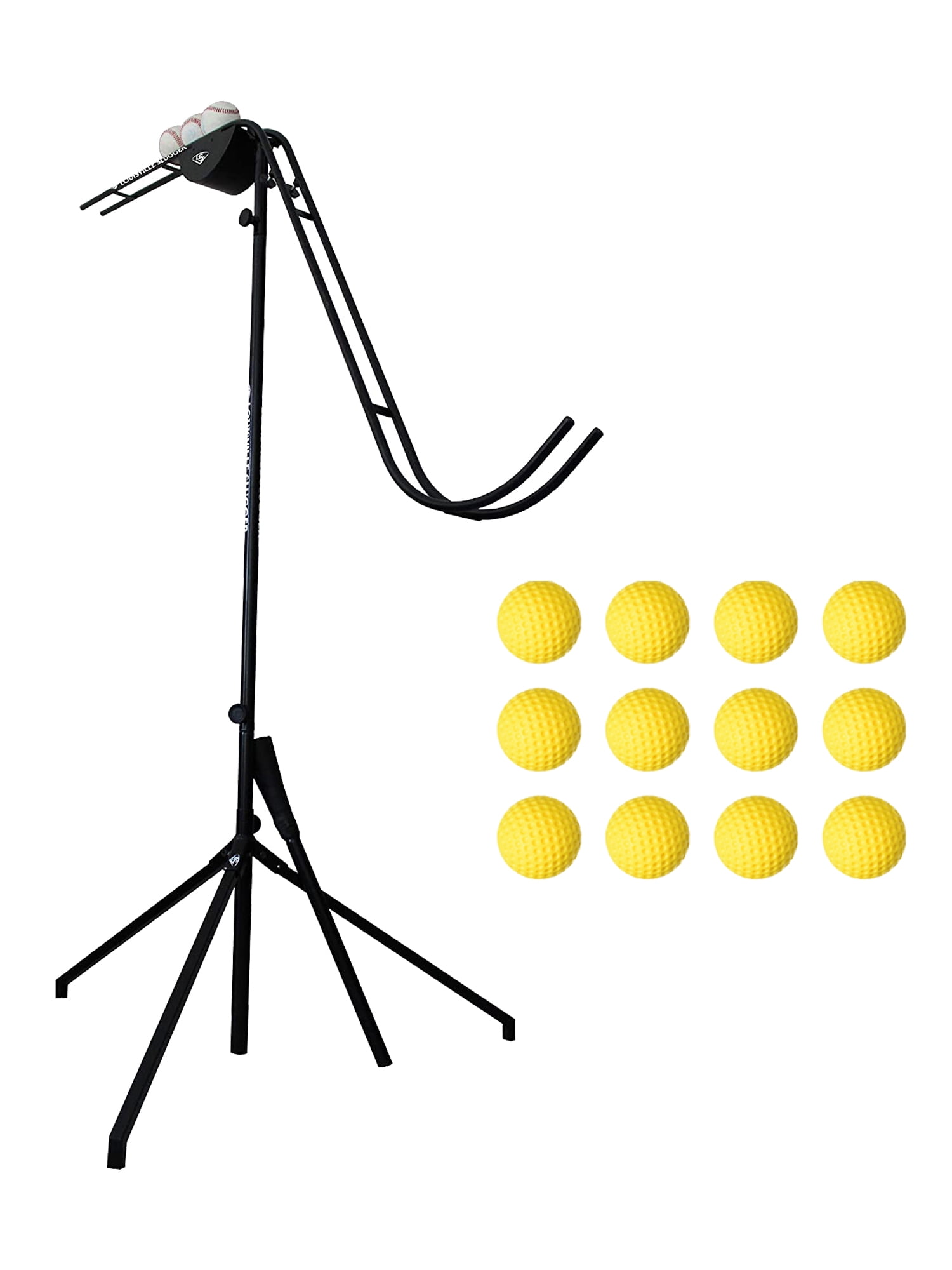 Louisville Slugger Soft Toss Training System and Heater Sports 12Pack