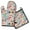 Cartoon Dog, variant on Cavalier King Charles Spaniels and Flowers Kitchen Oven Mitt and Pot Holder Sets 2 Pcs for Baking, Cooking and Grilling, Heat Resistant Up To 392 °F