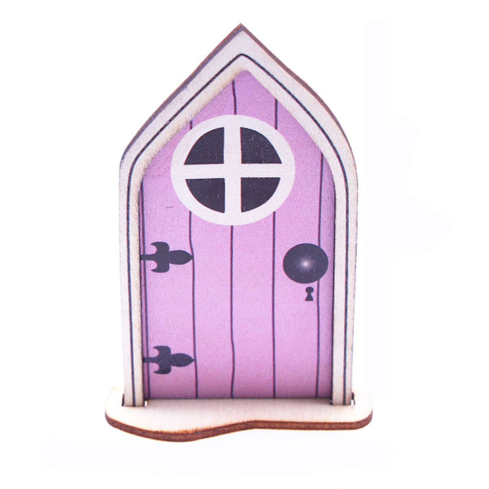 Fairy elf door garden handpainted wooden threedimensional fairy tale