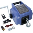 thumbnail image 2 of Heavy-Duty 12V Trailer Winch for Boats up to 5000 lbs with Galvanized Wire Rope and Extra Pulley Hook Included, 2 of 14