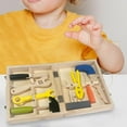 thumbnail image 3 of lionlar Boîte à Outils Simulation Jouet Tournevis Kit d'Outils, Boîte à Outils de Réparation pour Enfants, 3 of 9