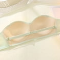 thumbnail image 5 of CAIXIA 5pack Girls Strapless Bra for Teens Bandeau Bras with Clear Straps Wireless Girl Training Bra, 5 of 9