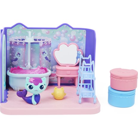 Gabby’s Dollhouse, MerCat’s Primp and Pamper Bathroom