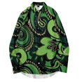 thumbnail image 1 of Camisa de hombre con estampado de botones, ropa de manga larga para salidas diarias, cuello en V, diseñador de moda, informal y transpirable, 1 of 6