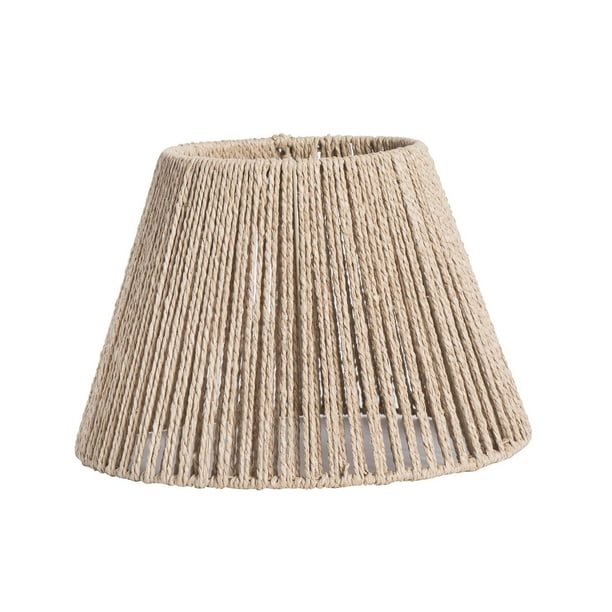 Accesorio de decoración con cubierta de lámpara colgante tejida con cuerda retro Estilo A