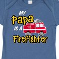 thumbnail image 4 of Inktastic My Papa is a Firefighter with Fire Truck Boys or Girls Baby Bodysuit, 4 of 5