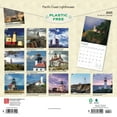 Pacific Coast Lighthouses 2025 12x24" (Hanging) Wall Calendar
