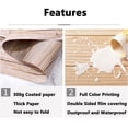 thumbnail image 5 of Fondos de fotografía de mármol 57*87CM 2 caras grano de madera fondo de fotografía papel tapiz estudio productos impermeables accesorios fotográficos, 5 of 5