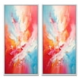 thumbnail image 2 of Designart "Energetic Eruptions Mid Century Artistry III" Abstract Framed Wall Art Set Of 2 - Multi-Color Abstract Framed Wall Art Set Of 2, 2 of 7