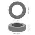 thumbnail image 2 of PAMINGONO 8Ud Protectores De Silicona Para De Equipaje Silenciosos Con Superficie Antideslizante Y Absorción, 2 of 8