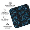 thumbnail image 3 of Vsdgher Spacecraft Leather Coasters for Drinks, Durable Drink Coasters 4 Set for Tabletop Protection, Luxurious Home Décor and Housewarming Gift ( {designName})Square, 3 of 6