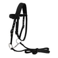 thumbnail image 4 of Brida De Caballo Arnés De Rienda Headstalls Extraíble Snaffle Nylon Correas Negro L Sunnimix Riendas de brida para montar a caballo, 4 of 7