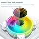 thumbnail image 3 of COOLMOON 12cm Silent 4Pin PWM 5V 3Pin ARGB Aura Sync Case Cooling Fan White Sywqhk Para estrenar, 3 of 9