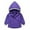Purple, variant on LUOGENLI Jackets for Girls 12-14 Toddler Boys Girls Winter Coat With Pocket Hooded Jacket Zipper Windproof Outwear Girls Jackets Size 6 Jackets for Girls 10-12 5-6 Years