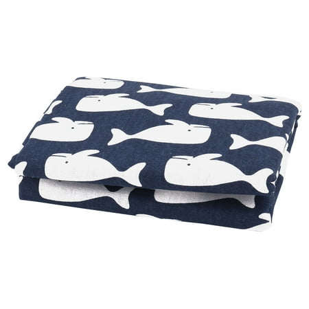 Dolphin Cover - Home Linen Dolphin Pattern Table Pillow Cover Handbag Sewing DIY Cloth 1.55 x 1M