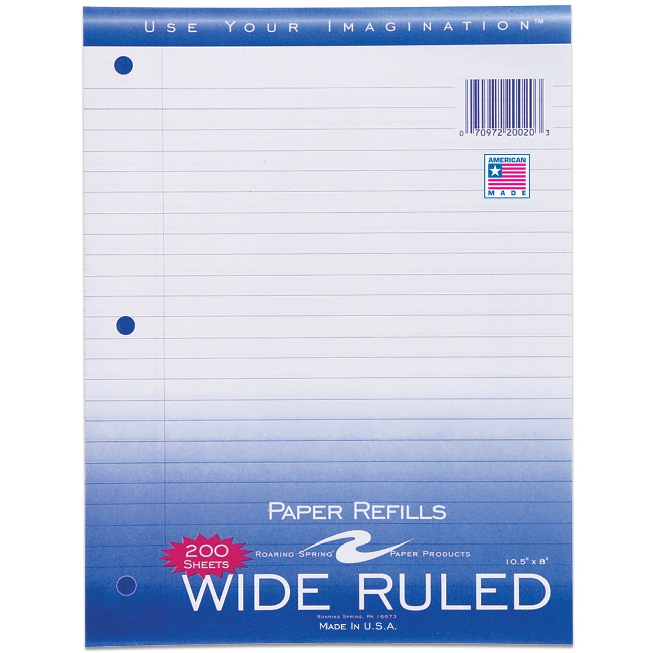Roaring Spring Wide Ruled Loose Leaf Filler Paper 3 Hole Punched 10 5 roaring-spring-wide-ruled-loose-leaf-filler-paper-3-hole-punched-10-5