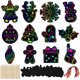 thumbnail image 4 of Árbol de Navidad con muñeco de nieve, papel para raspar, marcador de bricolaje, decoración creativa para niños, pintura para raspar de Halloween, 4 of 6