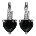 thumbnail image 2 of YYKihy Women Earrings Heart Shaped Zircon Multi Color Fashion Simple Earrings Fashion Earrings Zircon Ear Button Peach Heart Multi Color Jewelry, 2 of 9