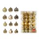 thumbnail image 2 of 48 piezas de Adornos colgantes para árboles de Navidad Gloria Dorado 6 cm 4 cm colgante, 2 of 9