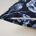 thumbnail image 4 of Blue Floral 24x24 Inch Pillow Cover For Adults Young Women,Wash Painting Throw Pillow Cover,Watercolour Rose Flower Cushion Cover,Aesthetics Art Decorative Pillow Cover, 4 of 5