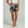 thumbnail image 2 of Real Essentials 3 Pack: Women's Pajama Shorts Sleep Lounge Sweatshorts Comfy Sleepwear Bottoms (Available In Plus Size), 2 of 4
