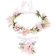 thumbnail image 1 of Corona de flores, diadema con corona de flores, diademas de flores, tocados, bandas para el cabello, guirnalda floral, para mujeres y niñas, para festivales, fiestas, bodas, playa, 1 of 4