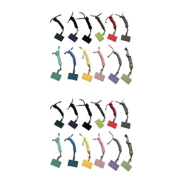 Sidaley Cordones anti-perdida para teléfono universal DIY Teléfono móvil Cuello extraíble Cuerda para colgar Correa ajustable Suministros para Type2 NO2