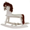 Angel Line 5245 Rocking Horse White with Brown Mane