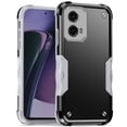 thumbnail image 5 of For Motorola Moto G Stylus 5G 2024 Premium Tough Shockproof Hybrid Heavy Duty 2in1 TPU Bumper Rugged Rubber Armor Cover ,Xpm Phone Case [ Black / Gray ], 5 of 10