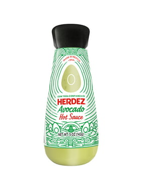 HERDEZ, Avocado Hot Sauce, Taco Topping, 5 oz Bottle