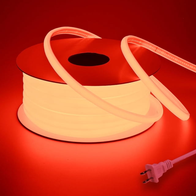 Tira de LED BENLUN Rojo Impermeable Flexible 20 Metros sin Transformador para Exterior y Decoración
