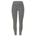 thumbnail image 3 of WILLBEST Leggings de Cintura Alta para Mujer, para Entrenamiento, Yoga, Suaves, Elásticos, con Estampado Navideño, Bloques de Color, Cómodos, para Fitness Y Running 2297 Mediana, 3 of 4
