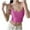 Hot Pink, variant on Tbopshirt Tank tops for Women,Womens tops,Women's Solid Color Matching Slim Bottom Suspender With Round Neck,T-shirt Vest Tee Blouse,Camisoles for Women Plus